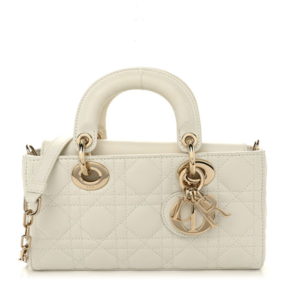 Christian Dior Lambskin Cannage Small Lady D-Joy Latte 1 of 11