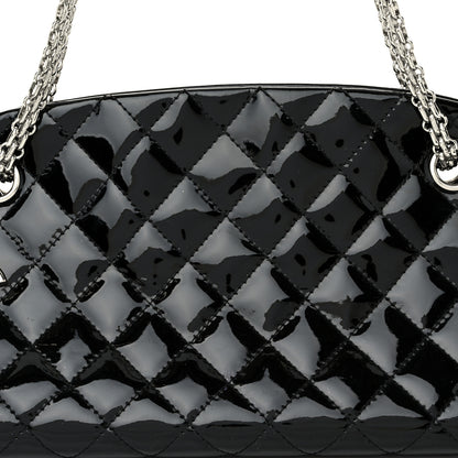 Chanel Patent Quilted Medium Just Mademoiselle Black 8 of 10