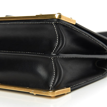 Prada City Calf Saffiano Laser Cut Cahier Bag Black 7 of 8