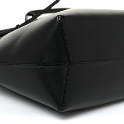 Mansur Gavriel Vegetable Tanned Calfskin Bucket Bag Black Flamma 8 of 19