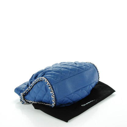 Chanel Lambskin Chain Around Hobo Royal Blue 4 of 7
