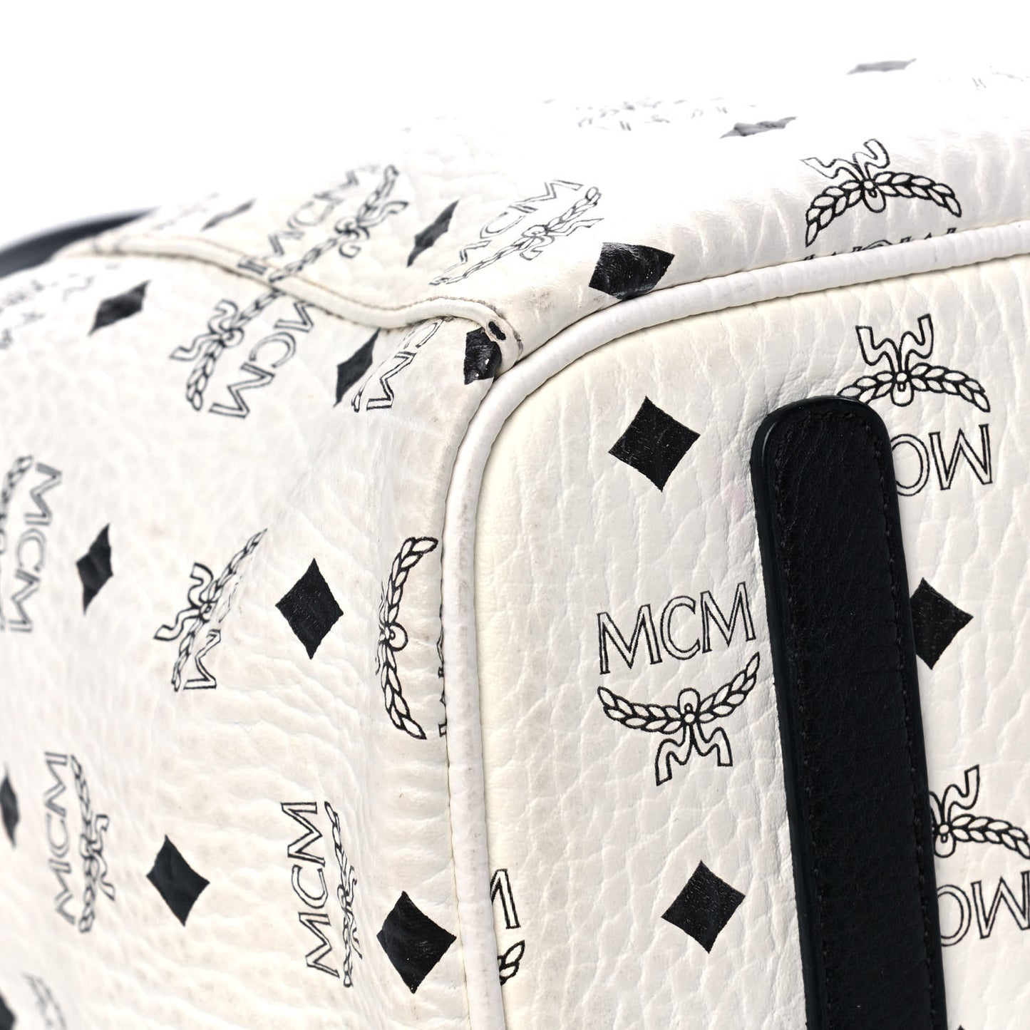Visetos Medium Project Reversible Shopper Tote White