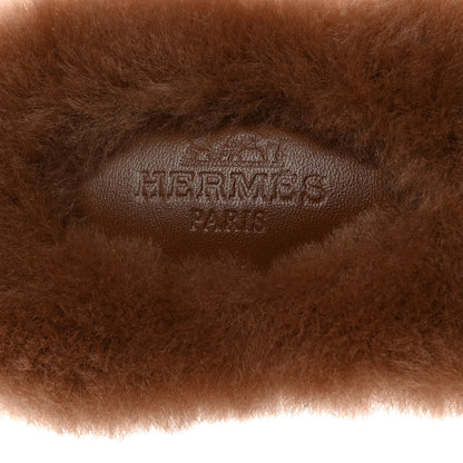 Hermes Woolskin Oran Sandals 35.5 Naturel 6 of 8