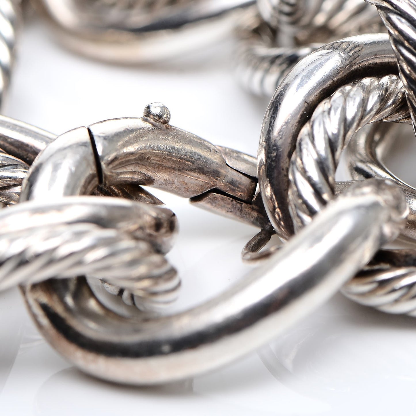 Sterling Silver Double Link Bracelet