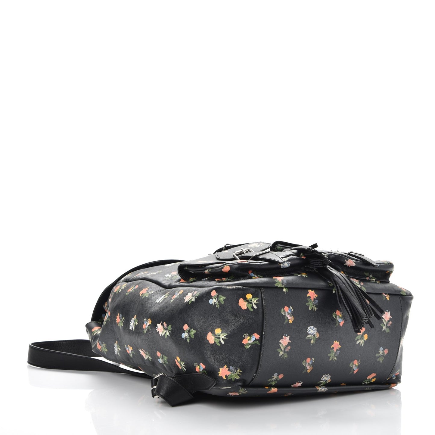 Calfskin Prairie Flower Printed Festival Backpack Multicolor