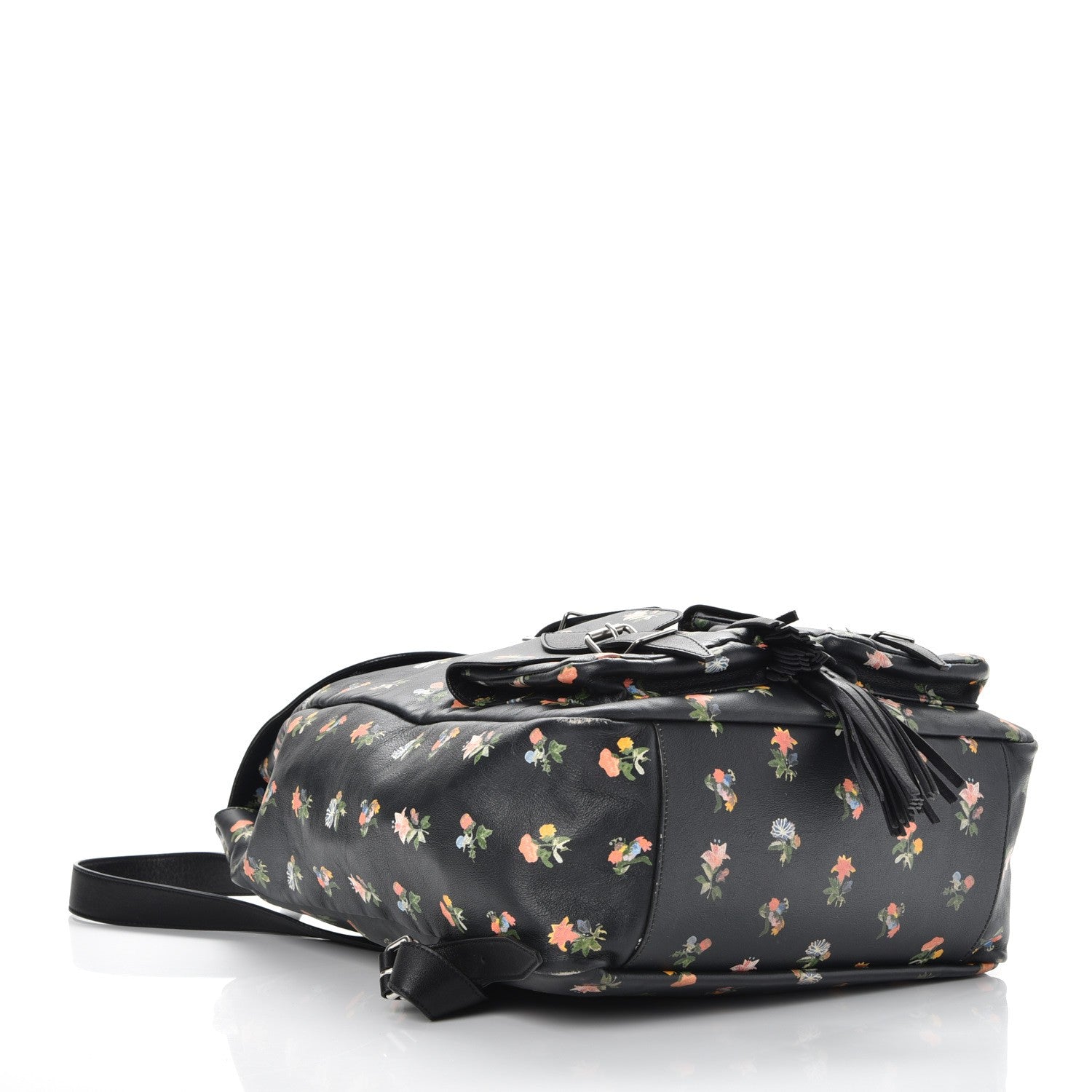 Saint Laurent Calfskin Prairie Flower Printed Festival Backpack Multicolor 4 of 15