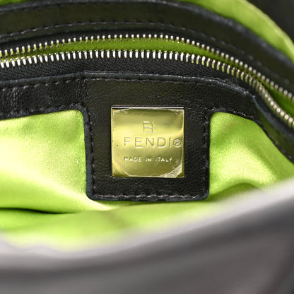 Fendi Calfskin Big Forever Mama Baguette Black 6 of 13