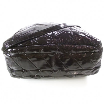 Prada Vernice Chevron Tote Indaco 4 of 11