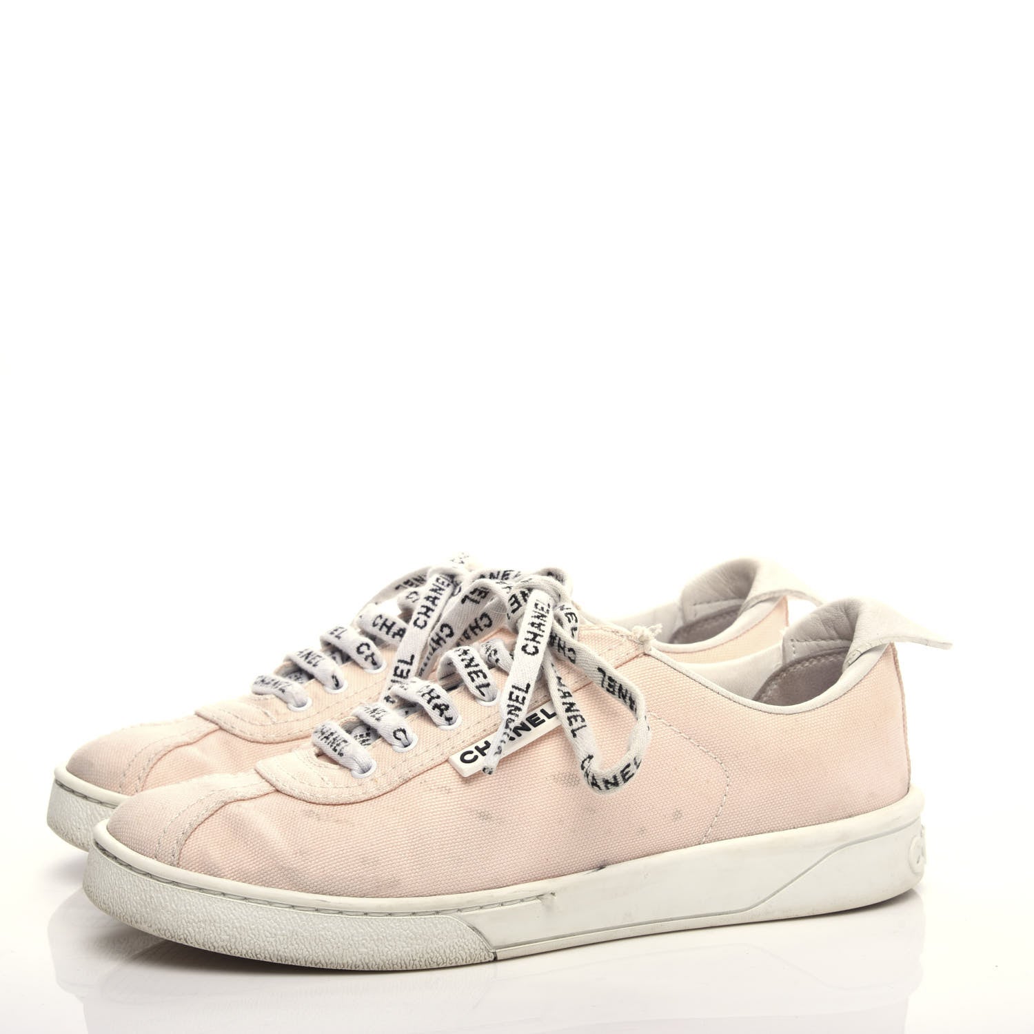 Chanel Canvas Womens Sneakers 35 Light Pink 3 of 13