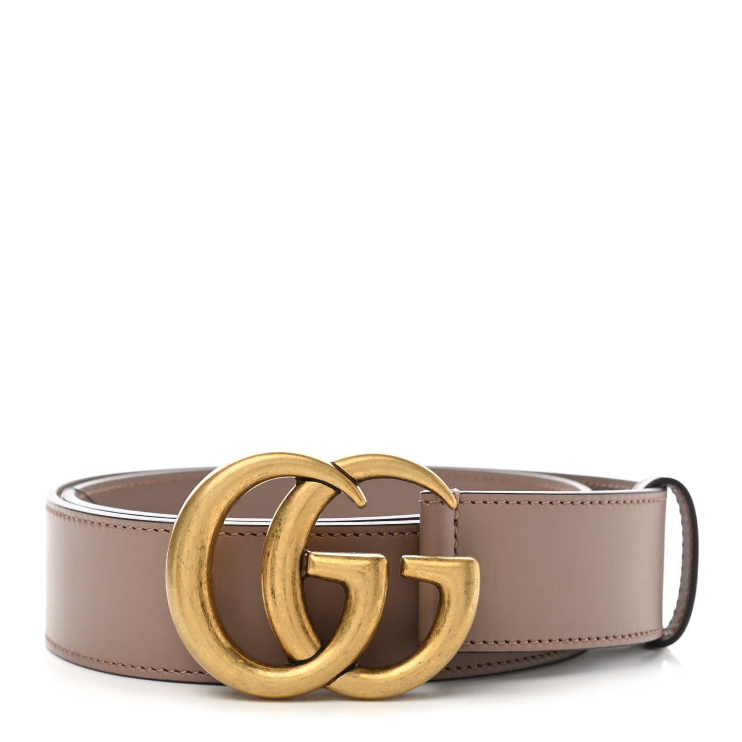 Gucci Calfskin Double G 40mm Belt 85 34 Porcelain Rose 1 of 5