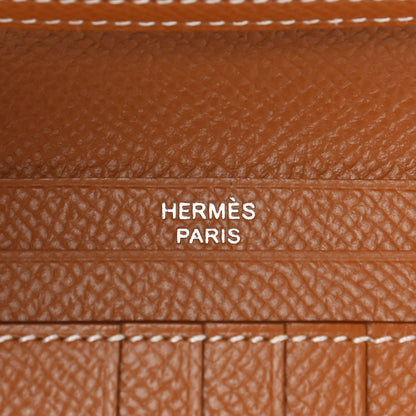 Hermes Epsom Bearn Compact Wallet Gold 7 of 12