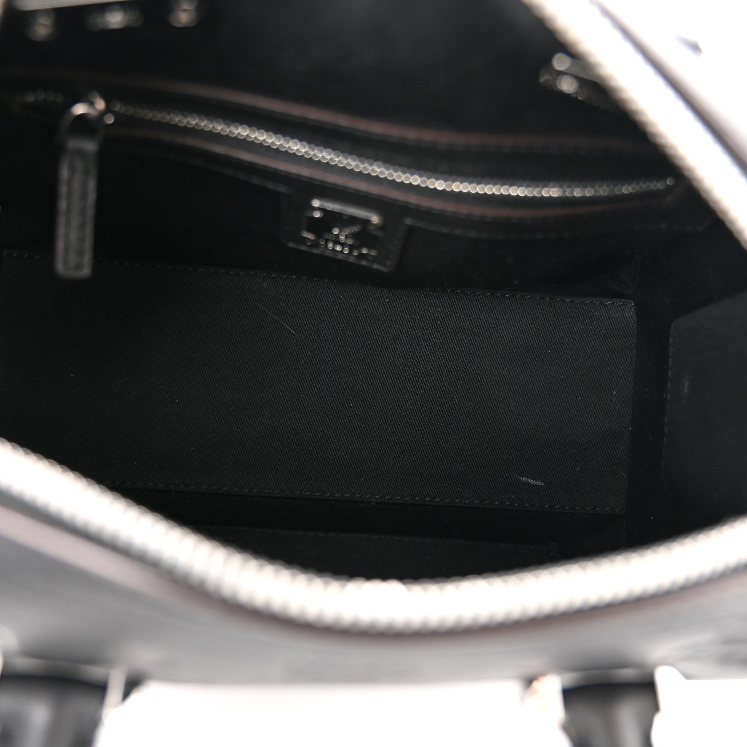MCM Calfskin Ottomar Monogram Essential Boston Bag Black 5 of 10
