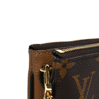 Louis Vuitton Reverse Monogram Giant Double Zip Pochette 11 of 12