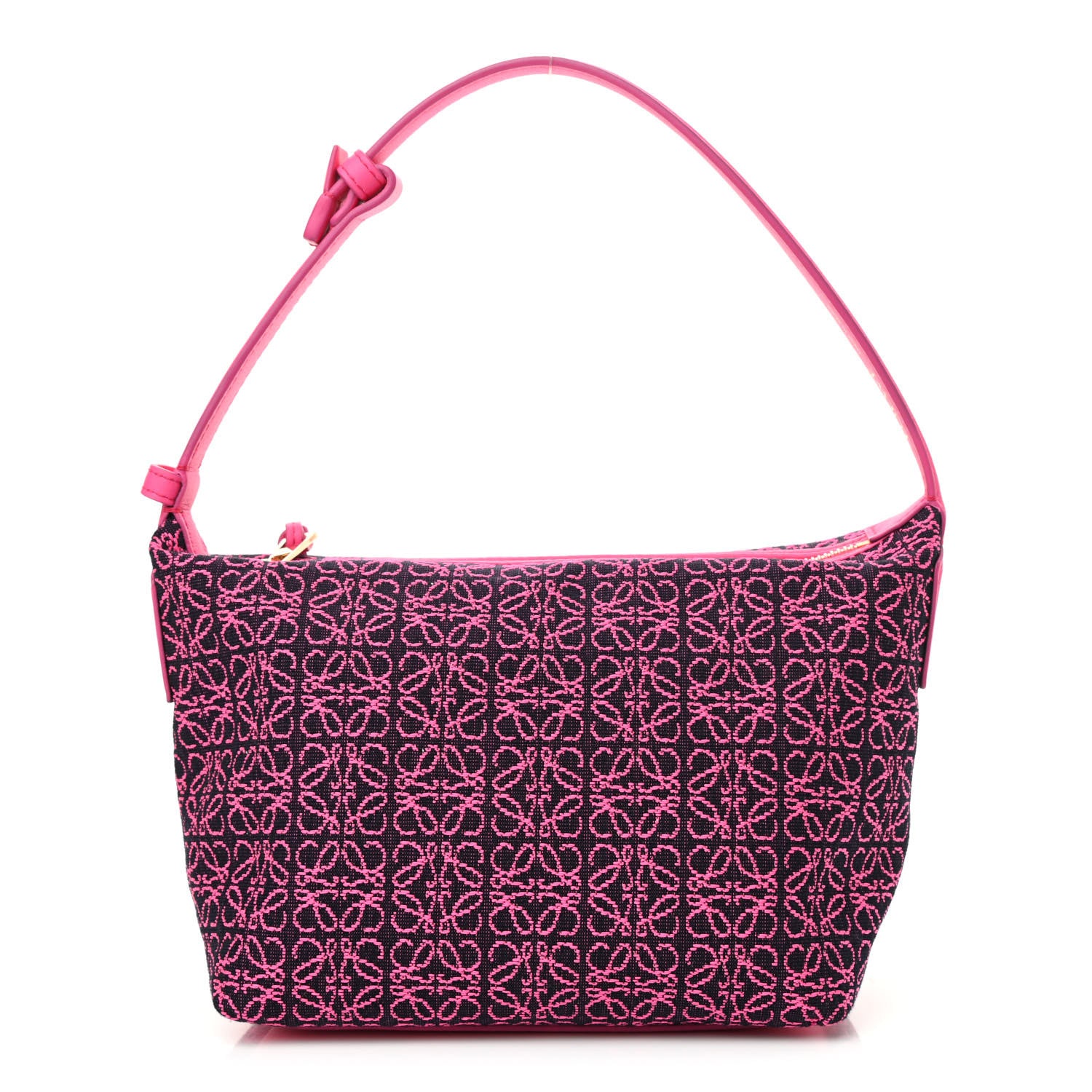 Loewe Jacquard Anagram Calfskin Small Cubi Bag Pink 1 of 10