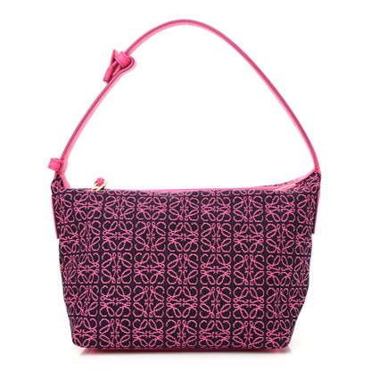 Loewe Jacquard Anagram Calfskin Small Cubi Bag Pink 1 of 10