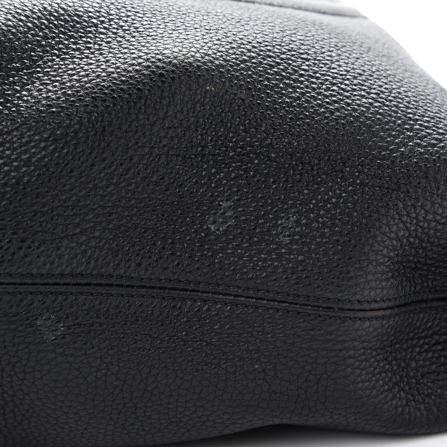 Gucci Pebbled Calfskin Large Soho Hobo Black 13 of 17