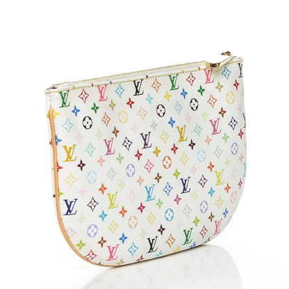 Louis Vuitton Monogram Multicolor Pochette Plate GM White 3 of 6
