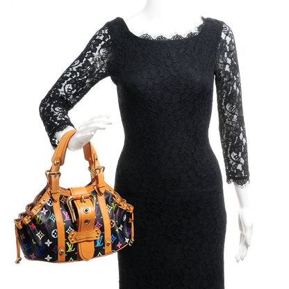 Louis Vuitton Monogram Multicolor Theda GM Black 2 of 7