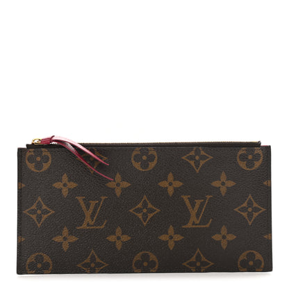 Louis Vuitton Monogram Felicie Chain Wallet Zippered Insert Fuchsia 1 of 8