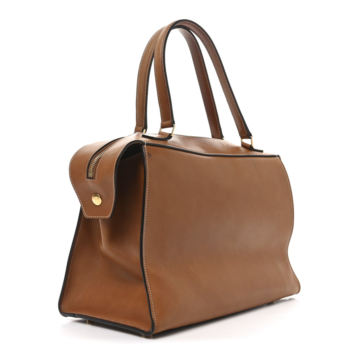 Smooth Calfskin Medium Ring Bag Tan