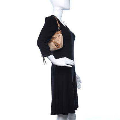 Balenciaga Chevre Pony Hair Classic Silver Hardware Shoulder Bag Camel 2 of 12