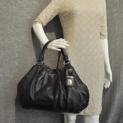 Prada Leather Satchel Nero Black 2 of 9