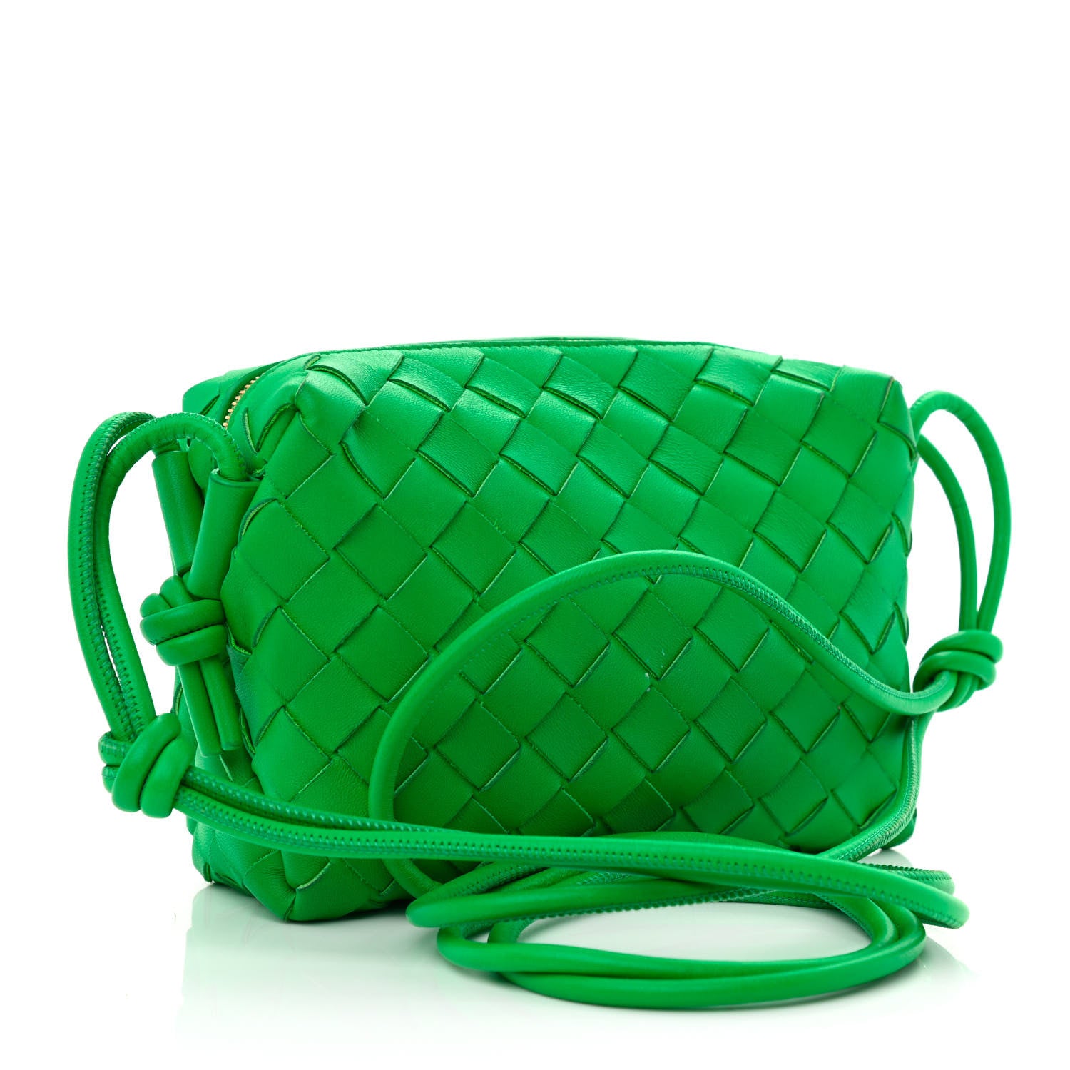 Bottega Veneta Nappa Intrecciato Mini Loop Camera Bag Parakeet 3 of 9