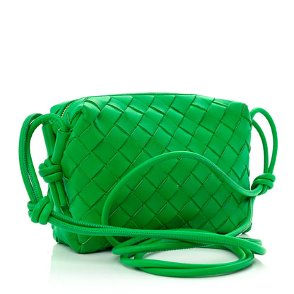Bottega Veneta Nappa Intrecciato Mini Loop Camera Bag Parakeet 3 of 9