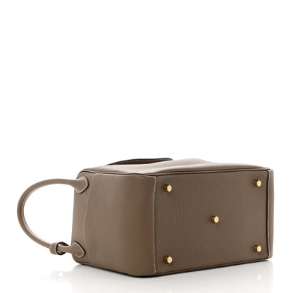Hermes Taurillon Clemence Lindy 30 Etoupe 4 of 11