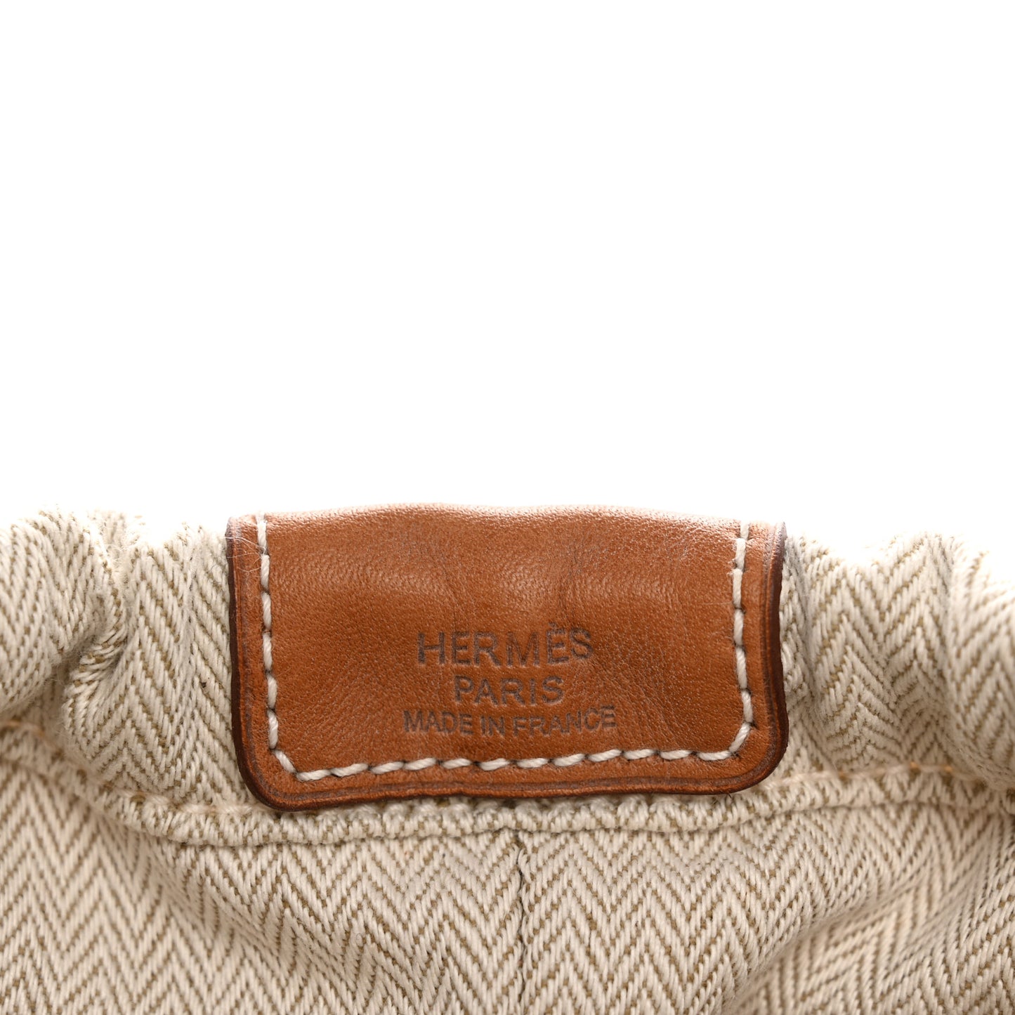 Canvas Barenia Fourbi 25 MM Pouch Naturel Fauve