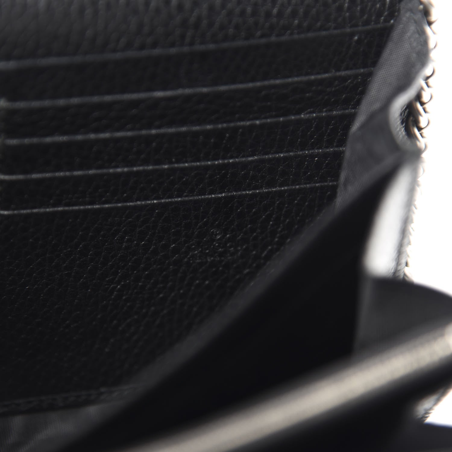 Gucci Calfskin Mini Dionysus Chain Wallet Black 9 of 13