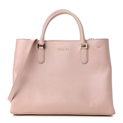 Versace Vitello Top Handle Tote Pink 1 of 4