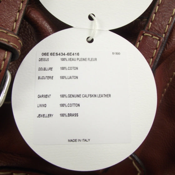 Chloe Calfskin Edith Satchel Ecureil Brown 12 of 12