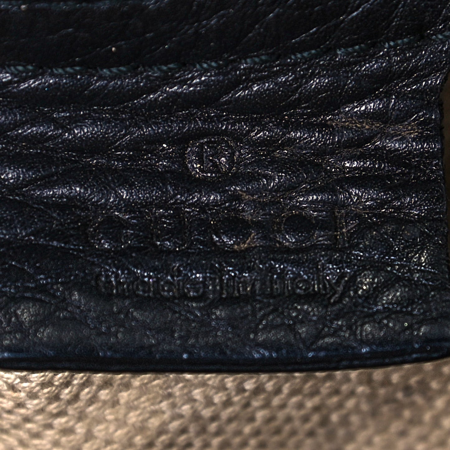 Pebbled Calfskin Medium Soho Boston Black