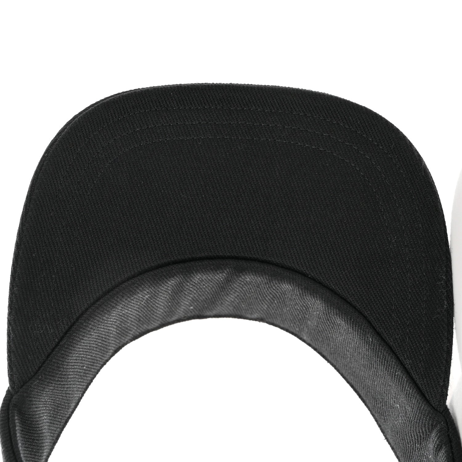 Prada Drill Nylon Triangle Logo Embroidered Mens Visor M Black 7 of 9
