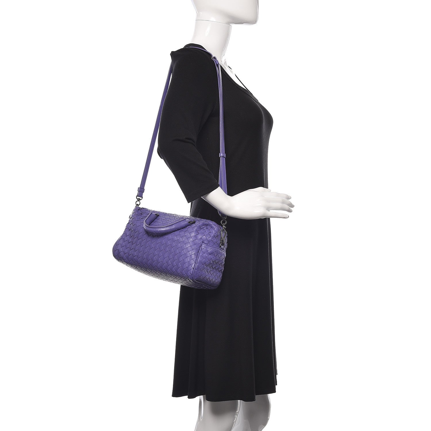 Bottega Veneta Nappa Intrecciato Mini Top Handle Bag Lavender 2 of 10