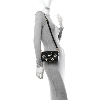 Louis Vuitton Empreinte Monogram Giant Nano Speedy Black Beige 2 of 11