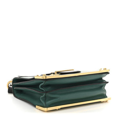 Prada City Calf Saffiano Cahier Bag Biliardo Black 4 of 9