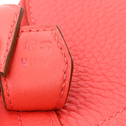Hermes Taurillon Clemence Bolide 35 Rouge Pivoine 7 of 11