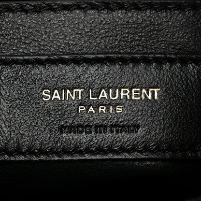 Saint Laurent Calfskin Y Quilted Monogram Small Loulou Chain Satchel Black 7 of 11