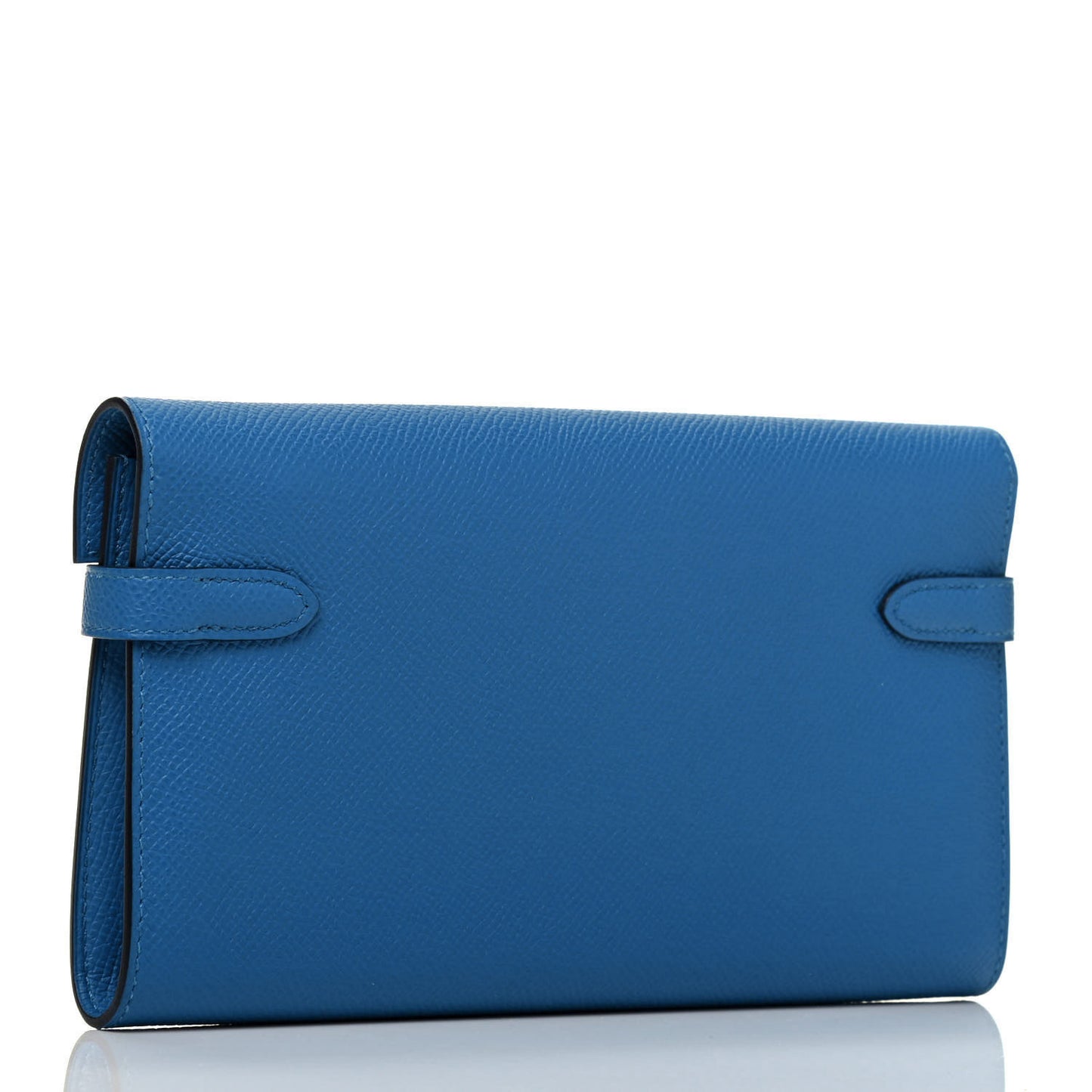 Epsom Kelly Longue Wallet Bleu Izmir
