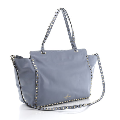Valentino Garavani Vitello Medium Rockstud Tote London Stone 4 of 15