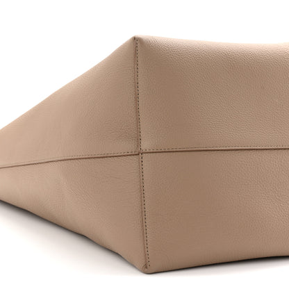 The Row Grained Calfskin Large N/S Park Tote Dark Taupe 8 of 9