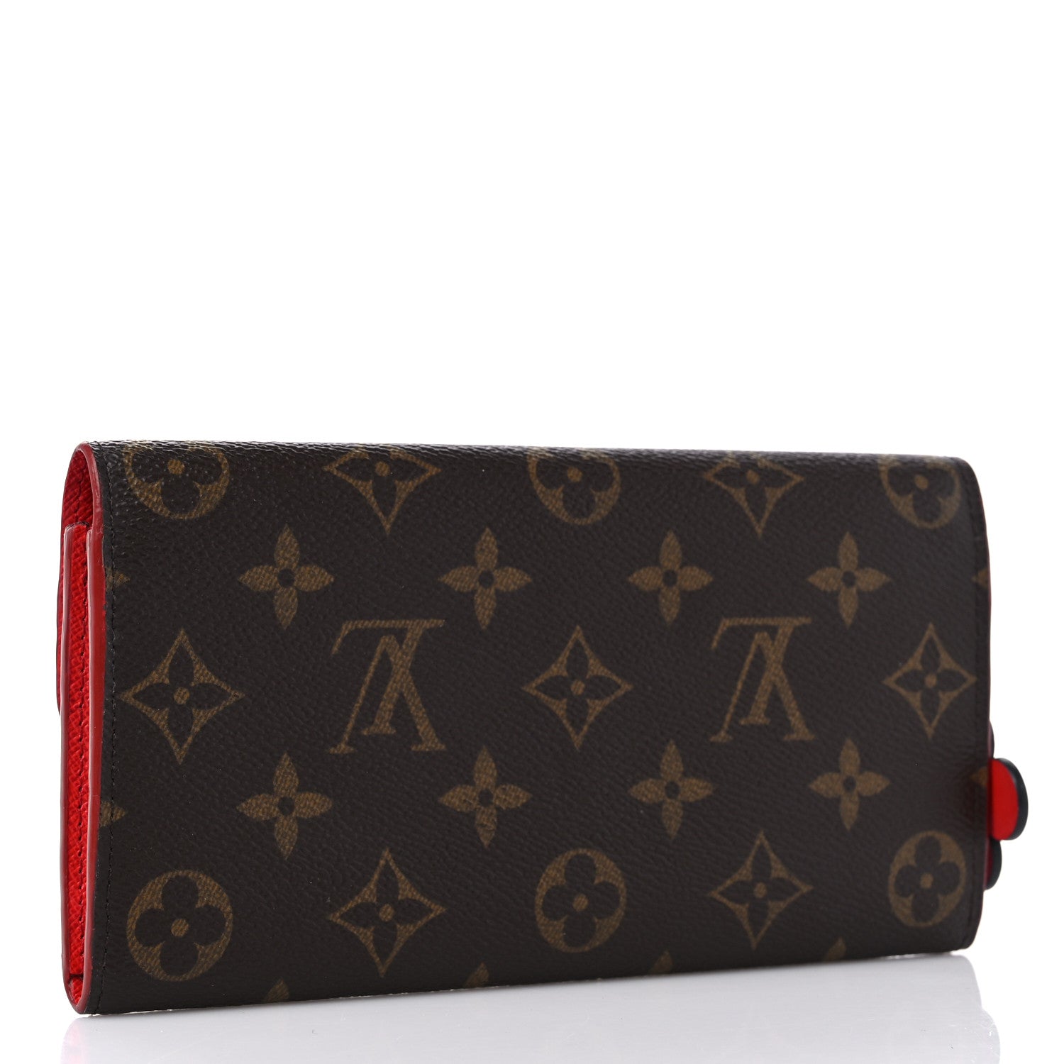 Louis Vuitton Monogram Bloom Flower Emilie Wallet Coquelicot 3 of 13