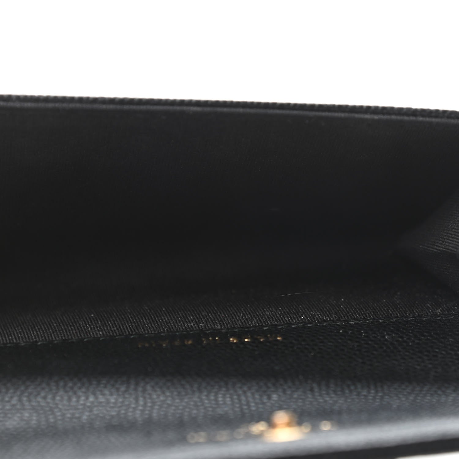 Chanel Caviar Quilted Boy Flap Card Holder Black 4 of 4