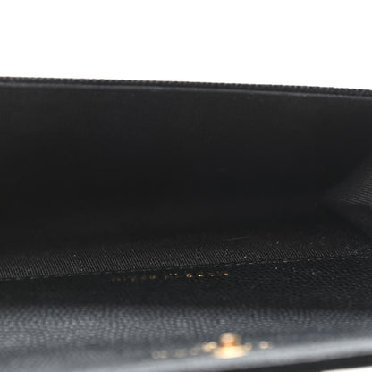 Chanel Caviar Quilted Boy Flap Card Holder Black 4 of 4