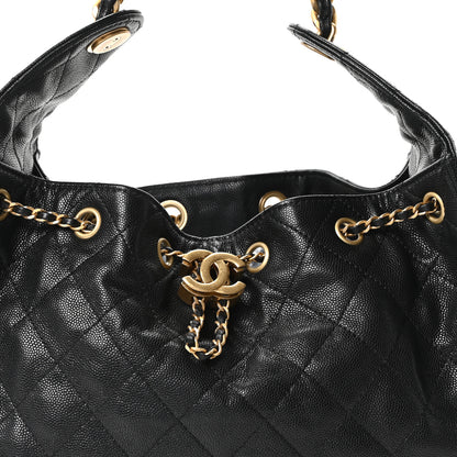 Chanel Caviar Quilted Small Chanel 25 Handbag Black 7 of 10