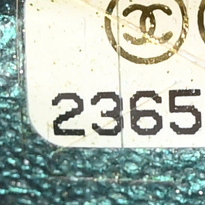 Chanel Iridescent Lambskin Quilted Mini Rectangular Flap Turquoise 7 of 10