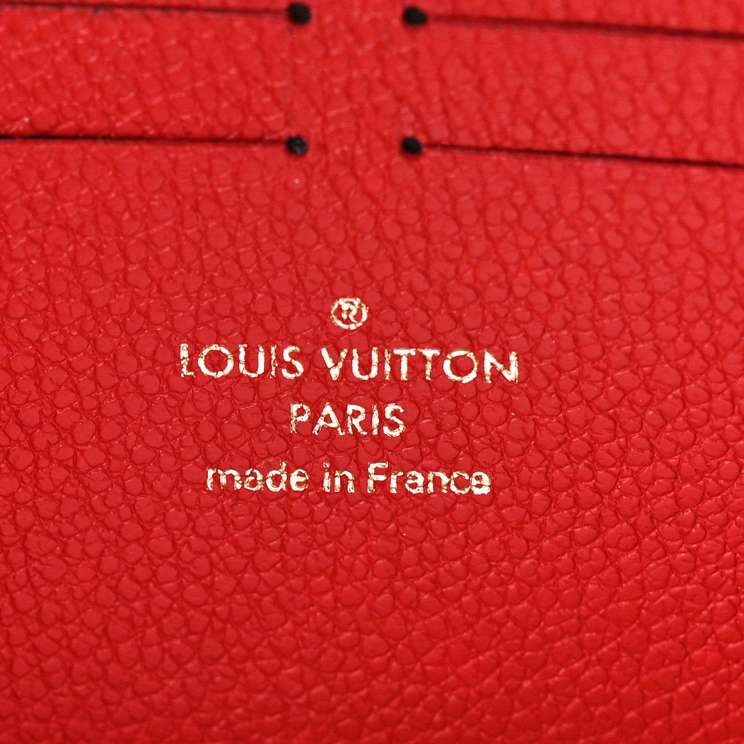 Louis Vuitton Empreinte Clemence Wallet Cherry 6 of 8