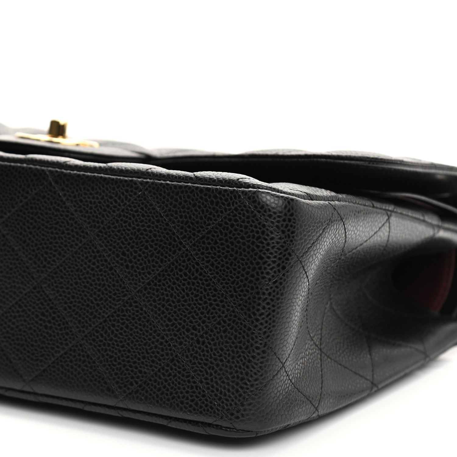 Chanel Caviar Quilted Jumbo Double Flap Black 9 of 11